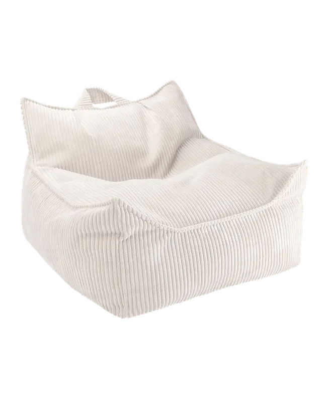wigiwama-fauteuil-poire-marshmallow-pouf-enfant-velours-c-tel-cr-me image 1