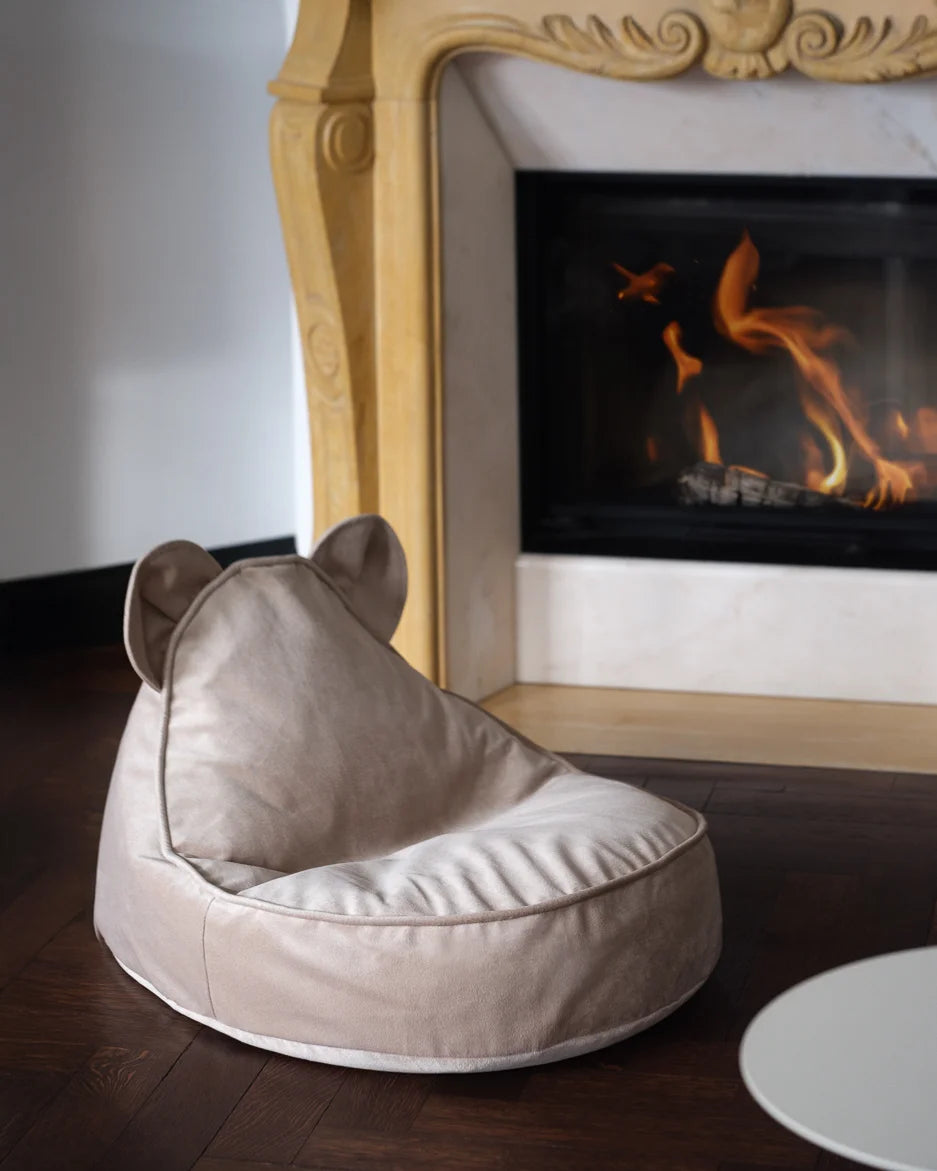 wigiwama-pouf-ours-vieux-beige-pouf-enfant-velours image 4
