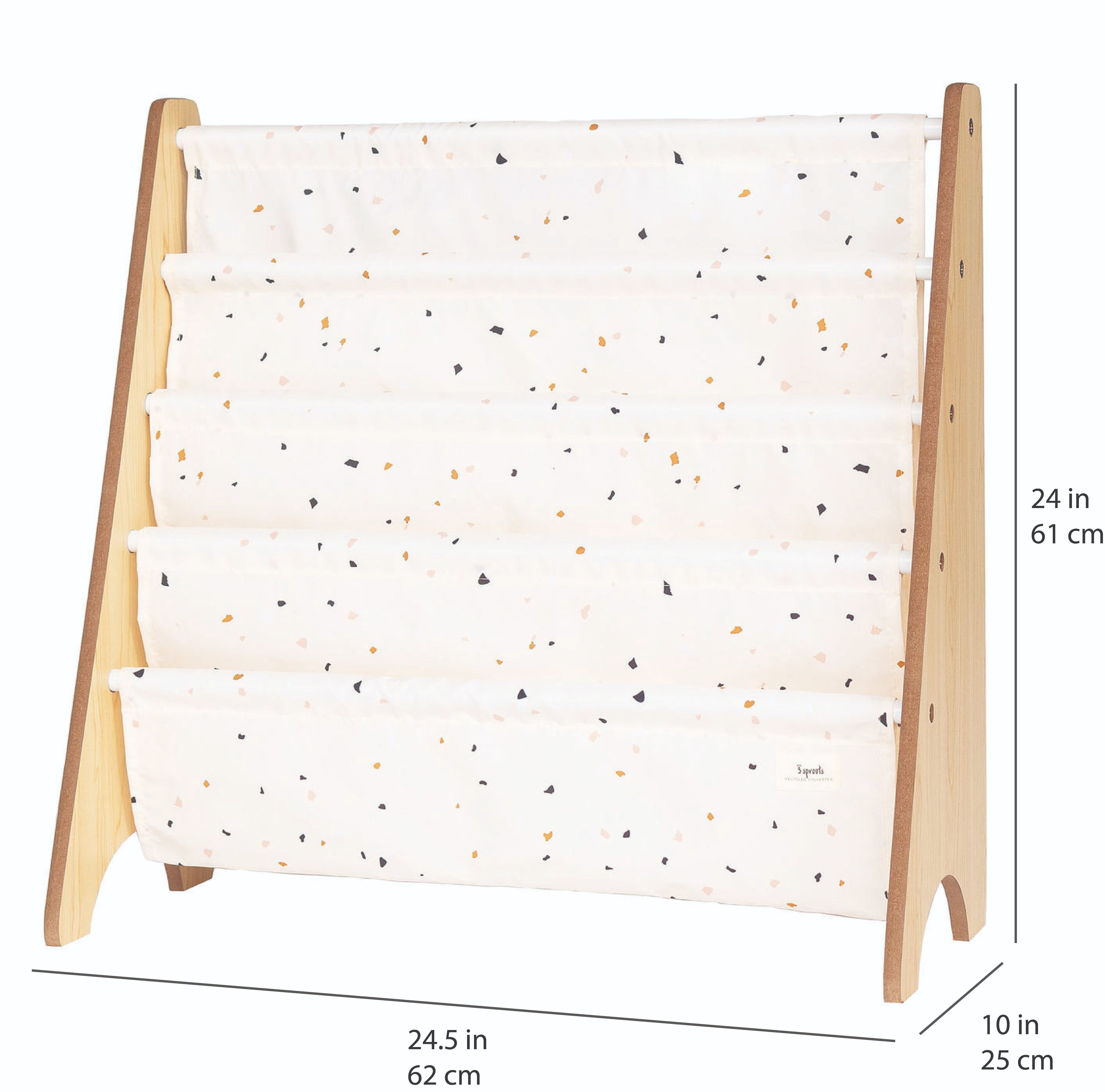 3-sprouts-terrazzo-cr-me-porte-livres-frontal-en-tissu-recycl image 4