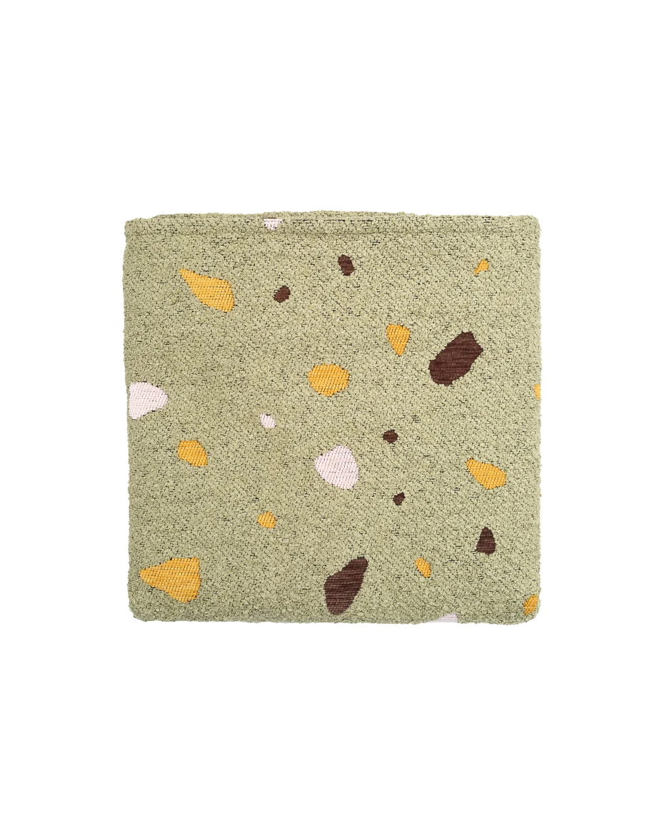 wigiwama-housse-de-rechange-ottoman-carr-terrazzo-moss image 1