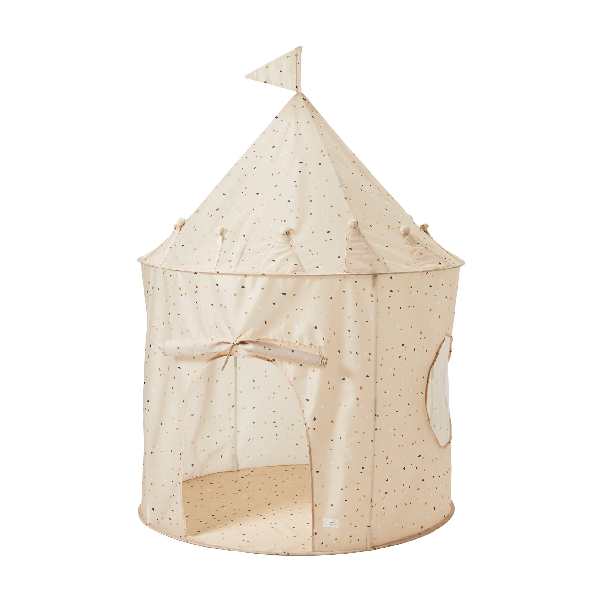 3-sprouts-tente-de-jeu-terrazzo-beige-en-tissu-recycl image 1