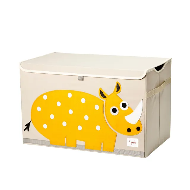 3-sprouts-rhino-coffre-jouets-animal-en-feutrine image 1