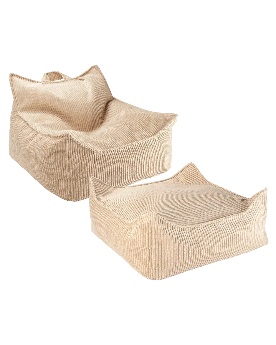 wigiwama-kit-fauteuil-poire-enfant-ottoman-carr-brown-sugar-velours-c-tel image 1