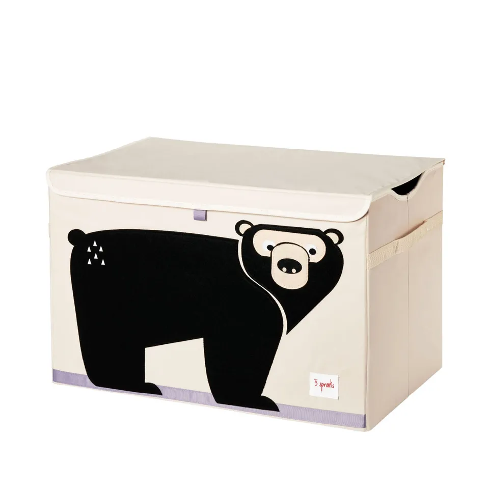 3-sprouts-ours-coffre-jouets-en-feutrine-animale image 1