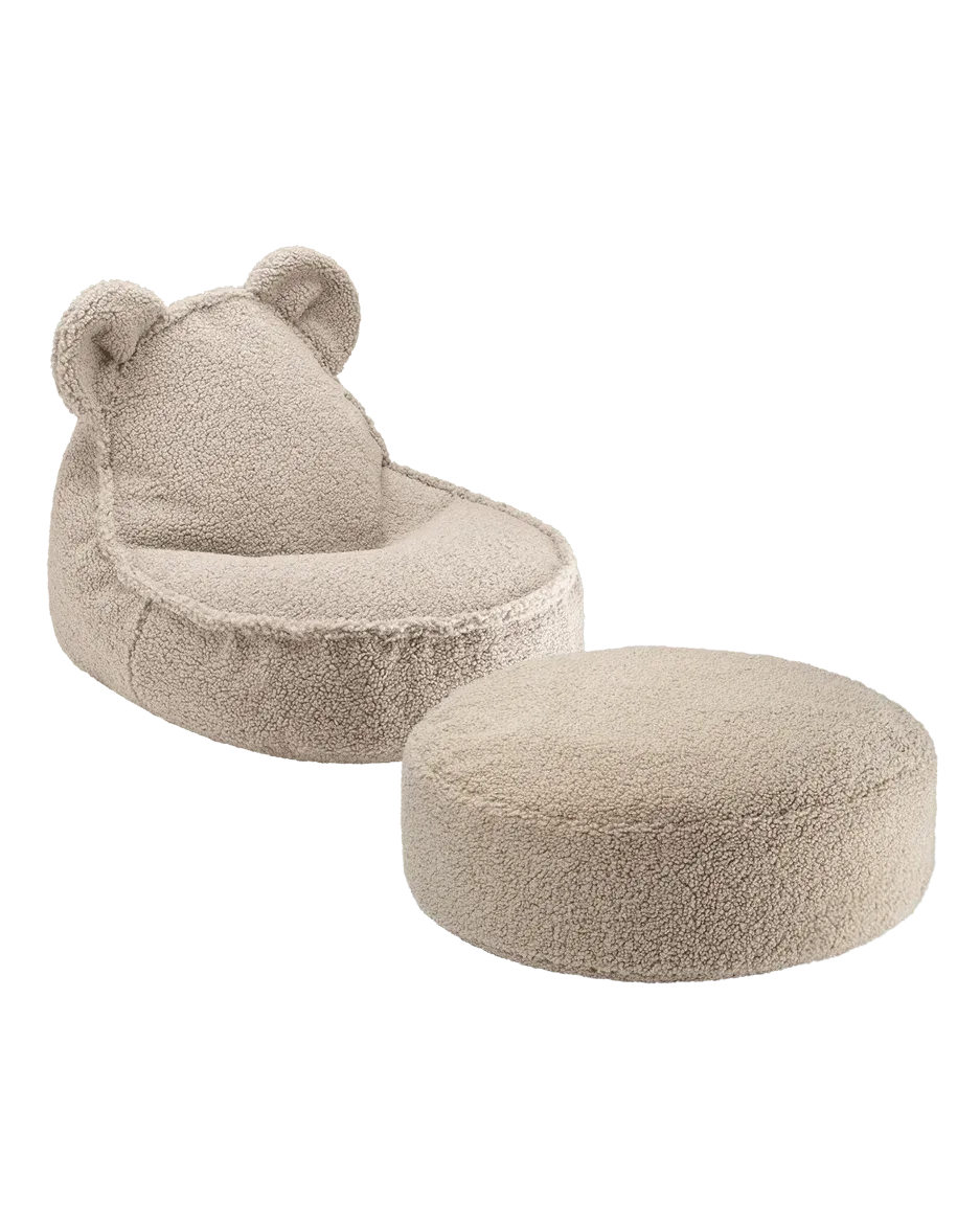wigiwama-kit-pouf-ours-enfant-ottoman-biscuit-peluche image 1