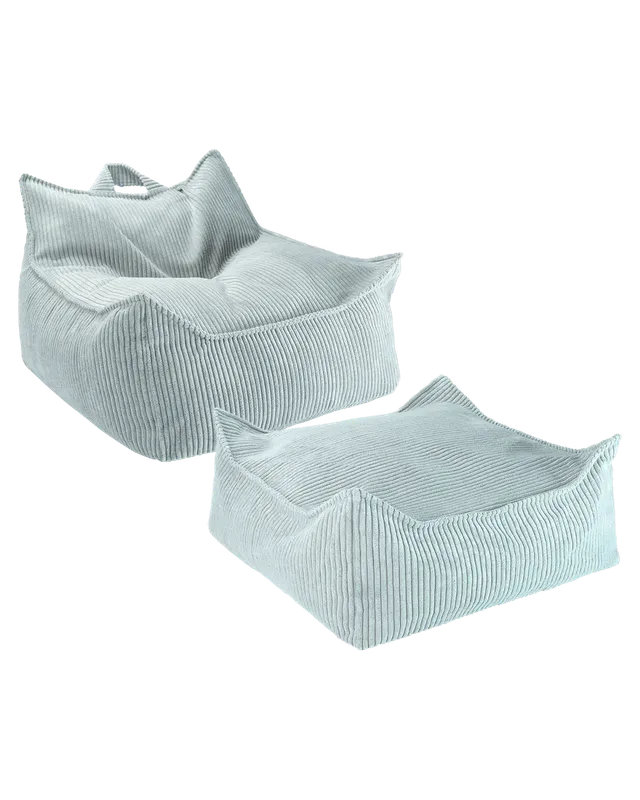 wigiwama-kit-fauteuil-poire-et-ottoman-peppermint-green image 1