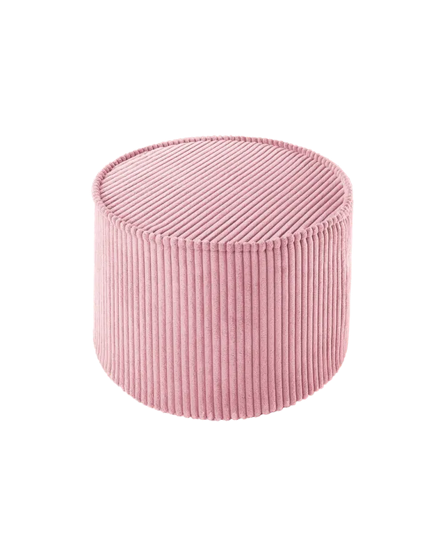 wigiwama-pouf-enfant-pink-mousse-velours-c-tel image 1