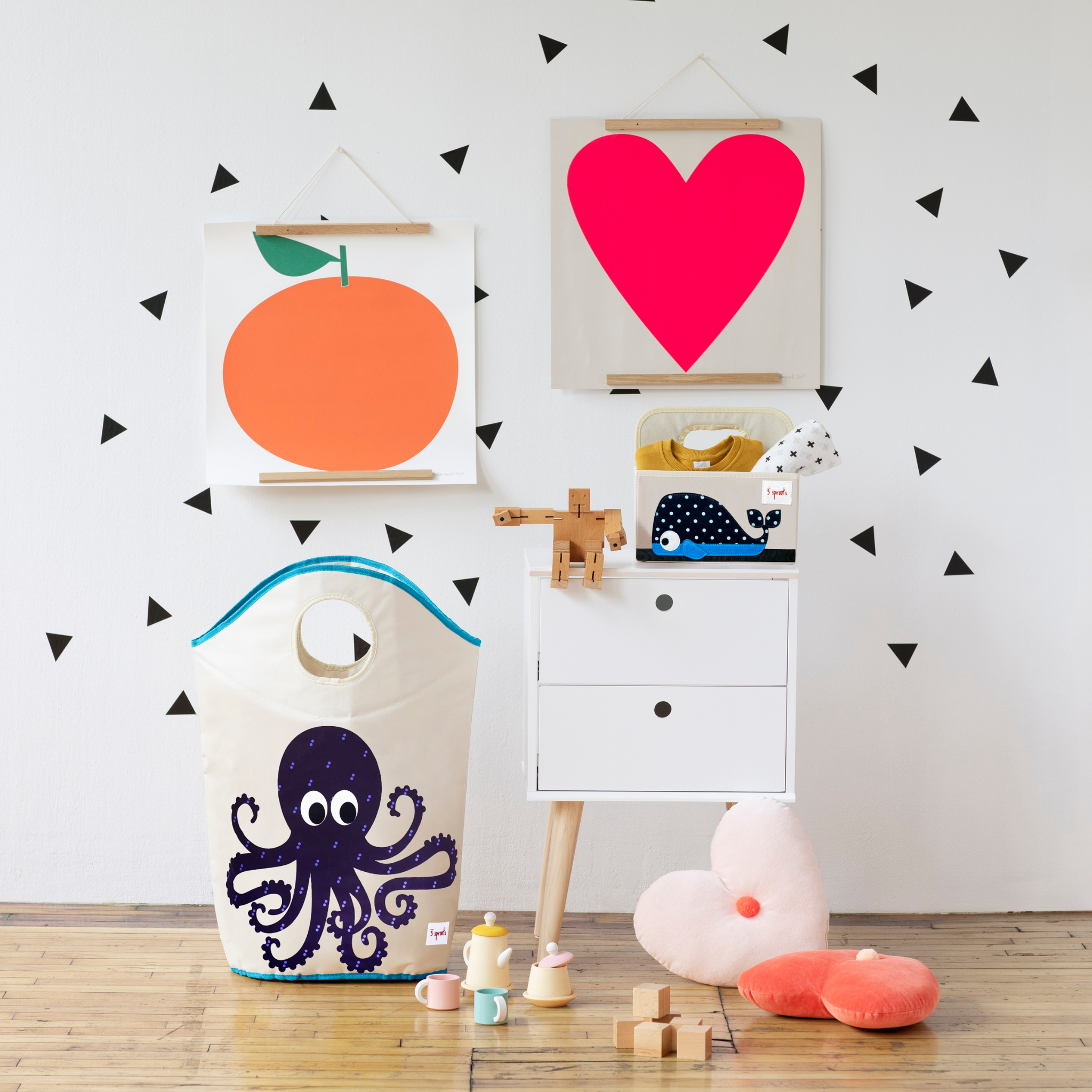 3-sprouts-panier-linge-poulpe-hamper-enfant image 5