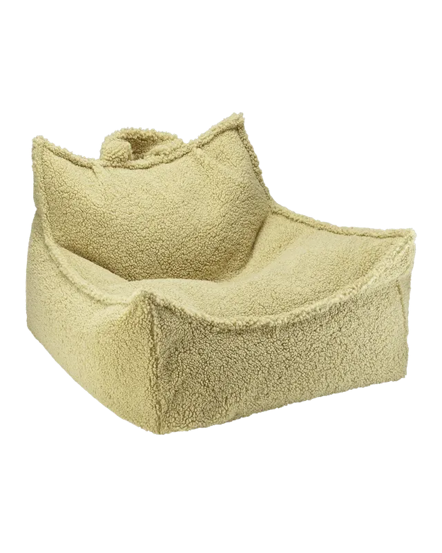 wigiwama-fauteuil-poire-pouf-enfant-matcha-teddy image 1