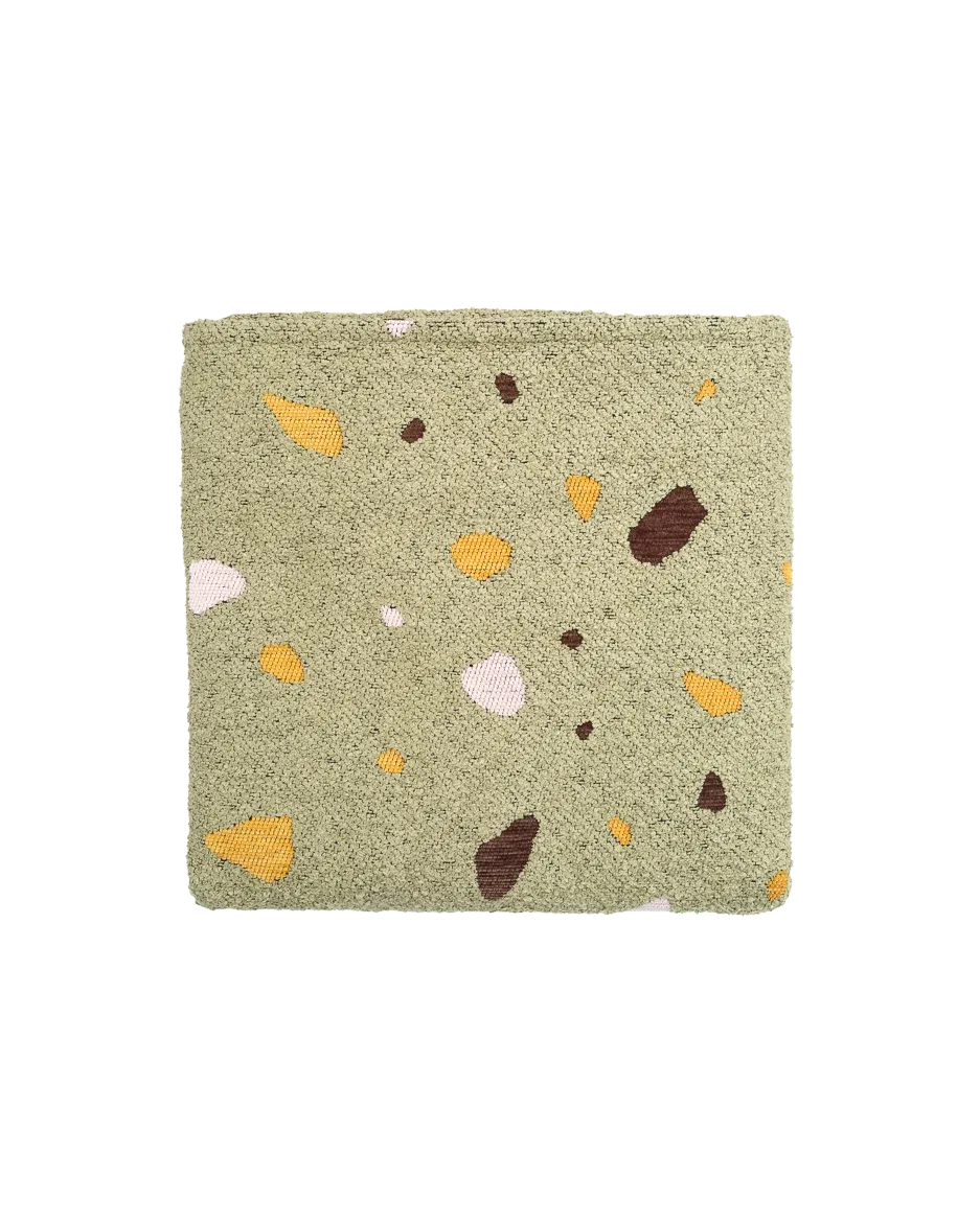 wigiwama-housse-de-rechange-ottoman-carr-terrazzo-moss image 1