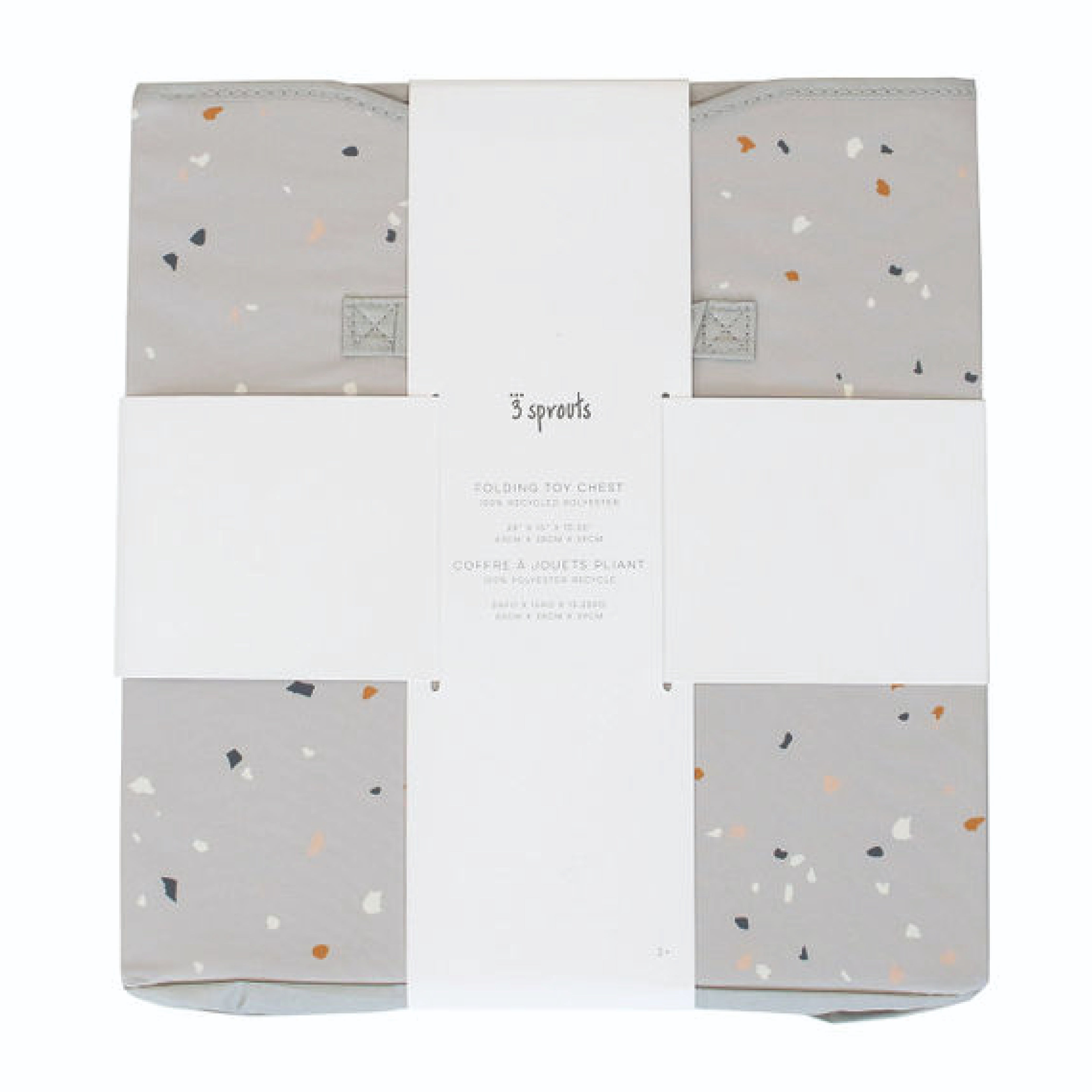 3-sprouts-coffre-de-rangement-pliable-en-tissu-recycl-gris-terrazzo image 6
