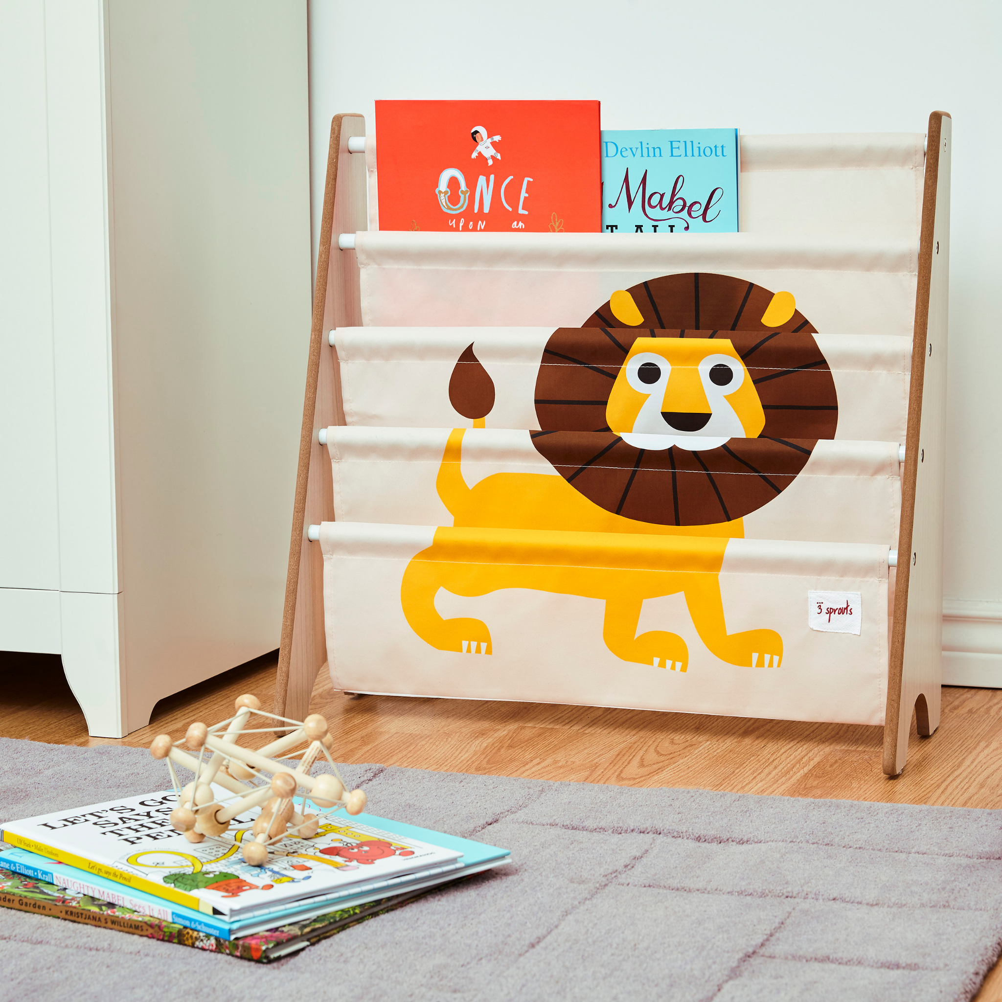 3-sprouts-lion-biblioth-que-enfant-livres-frontaux image 2