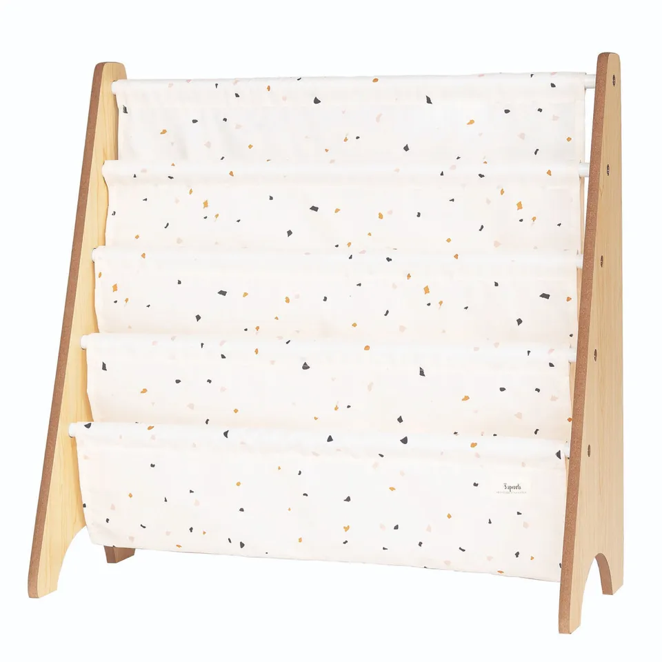 3-sprouts-terrazzo-cr-me-porte-livres-frontal-en-tissu-recycl image 1