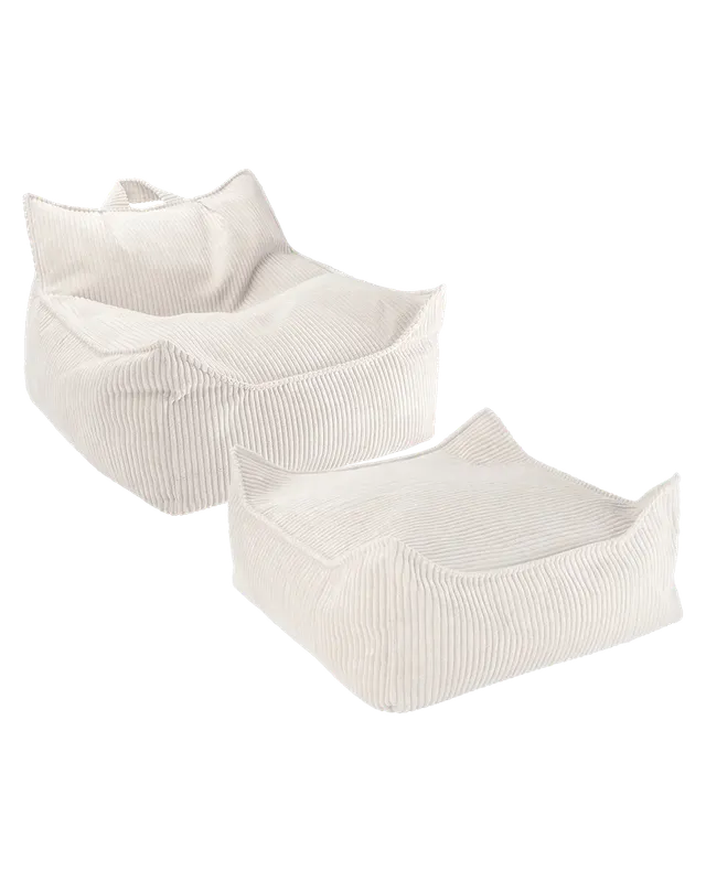 wigiwama-kit-fauteuil-poire-et-ottoman-marshmallow image 1