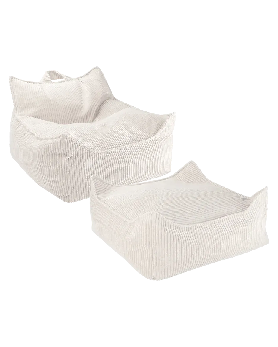 wigiwama-kit-fauteuil-poire-et-ottoman-marshmallow image 1
