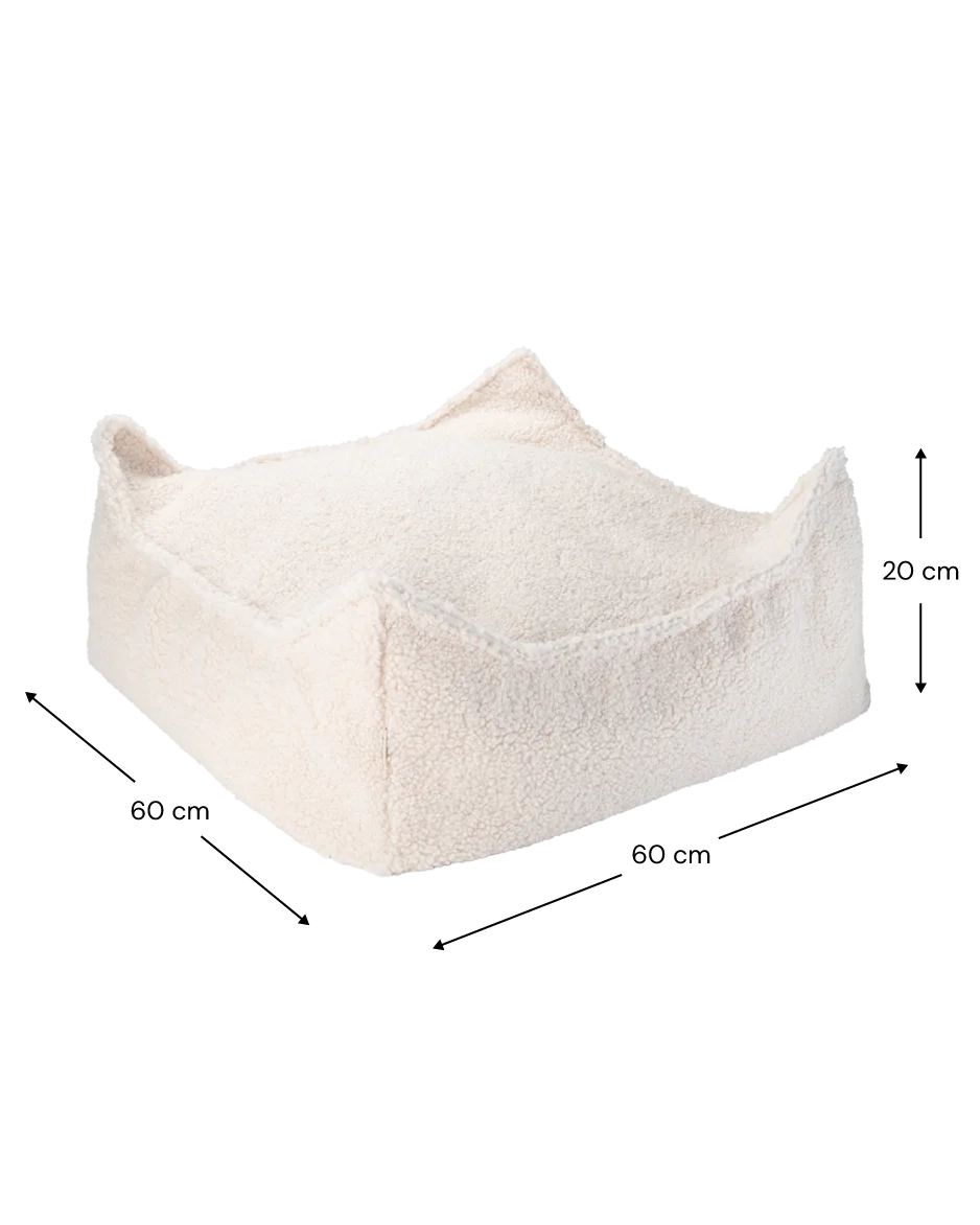 wigiwama-cream-white-coussin-de-sol-ottoman-carr-teddy image 3