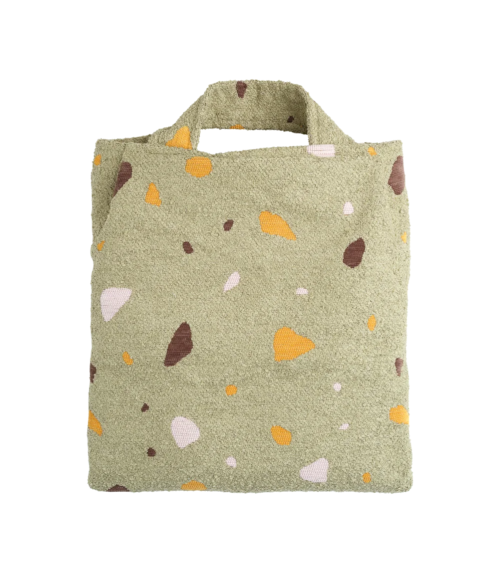 wigiwama-housse-de-rechange-fauteuil-poire-terrazzo-moss image 1