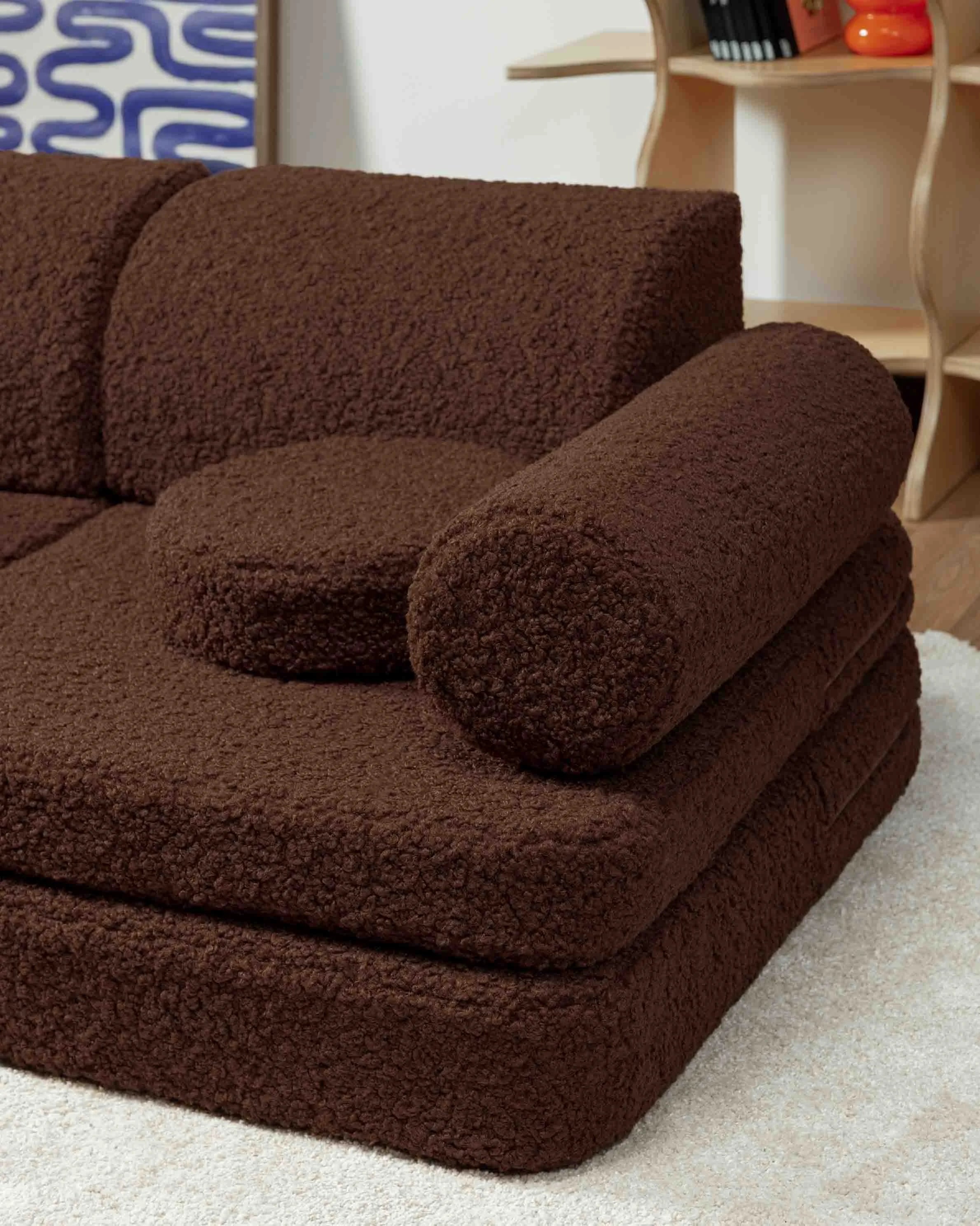 wigiwama-warm-hazel-canap-de-jeu-modulaire-enfant-teddy-brun image 3