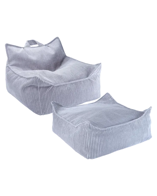 wigiwama-kit-fauteuil-poire-enfant-ottoman-carr-blueberry-blue-velours-c-tel image 1