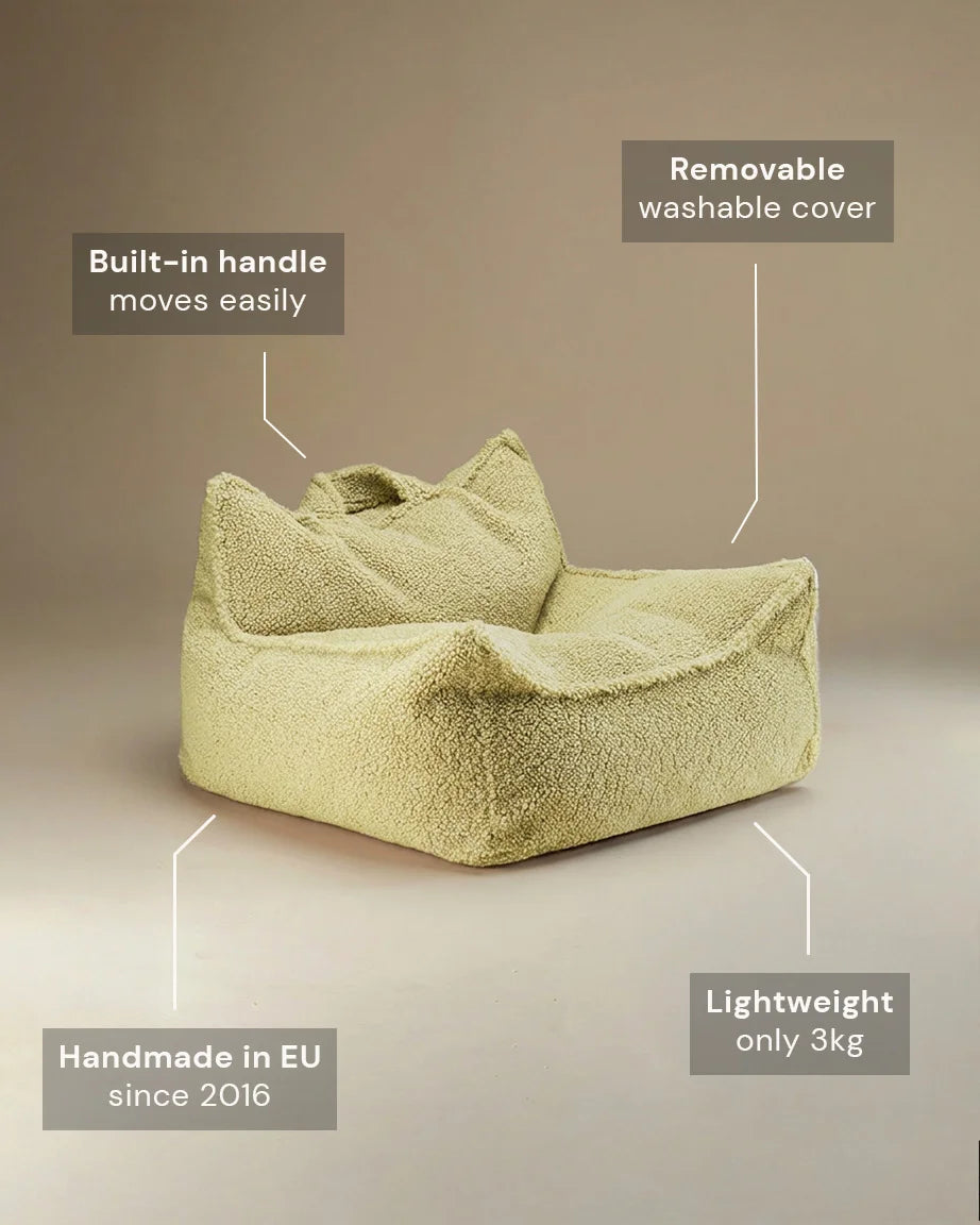 wigiwama-fauteuil-poire-pouf-enfant-matcha-teddy image 7