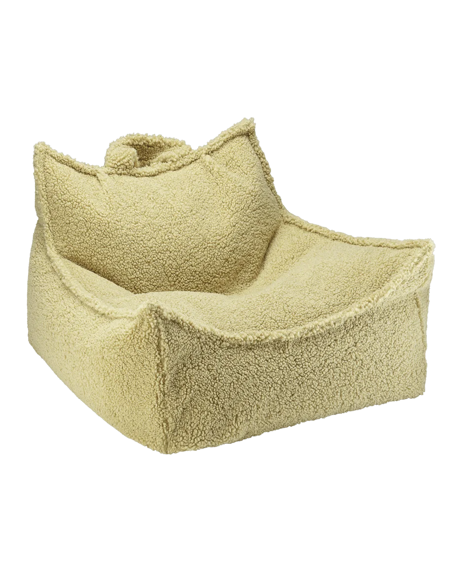 wigiwama-fauteuil-poire-pouf-enfant-matcha-teddy image 1