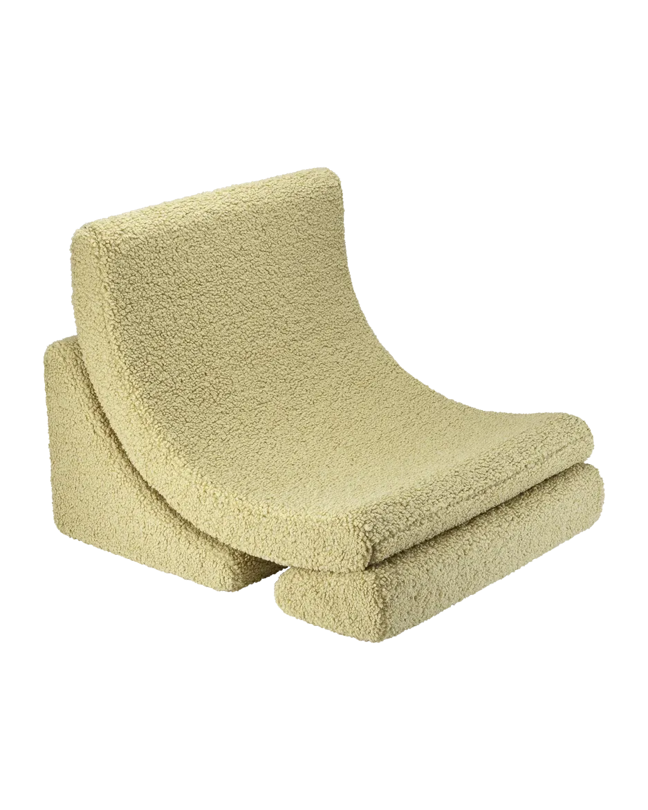 wigiwama-fauteuil-lune-matcha-effet-teddy image 1