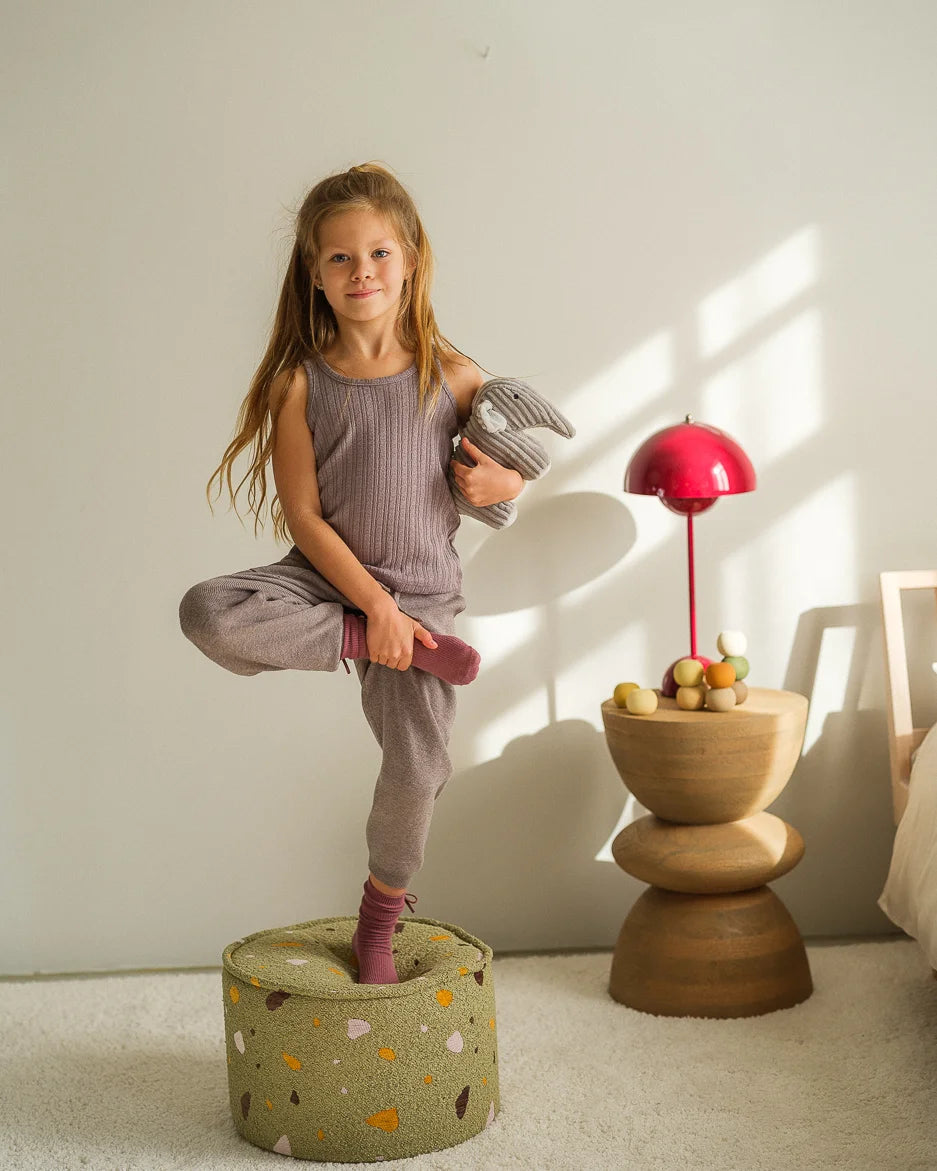 wigiwama-pouf-terrazzo-moss-pouf-enfant image 8