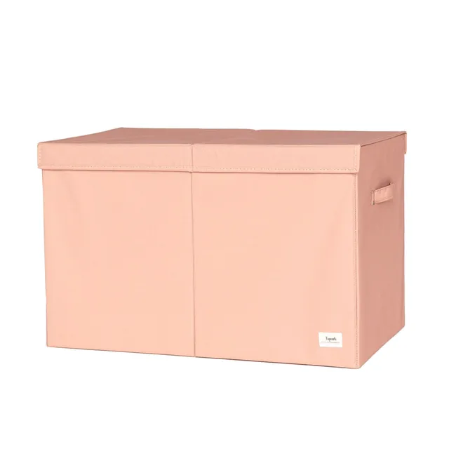 3-sprouts-coffre-de-rangement-pliable-clay-tissu-recycl-2-compartiments image 1