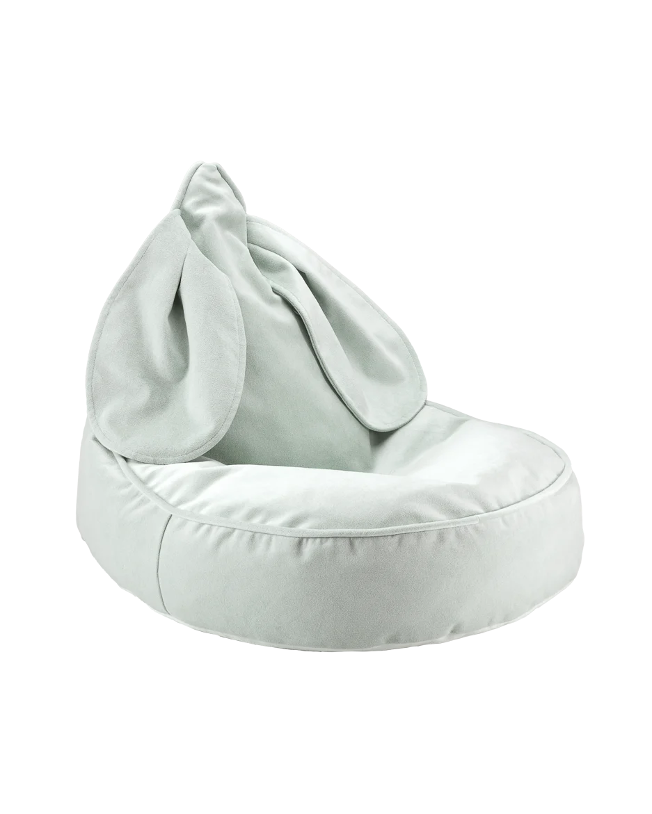 wigiwama-pouf-lapin-misty-green-pouf-enfant-velours image 1