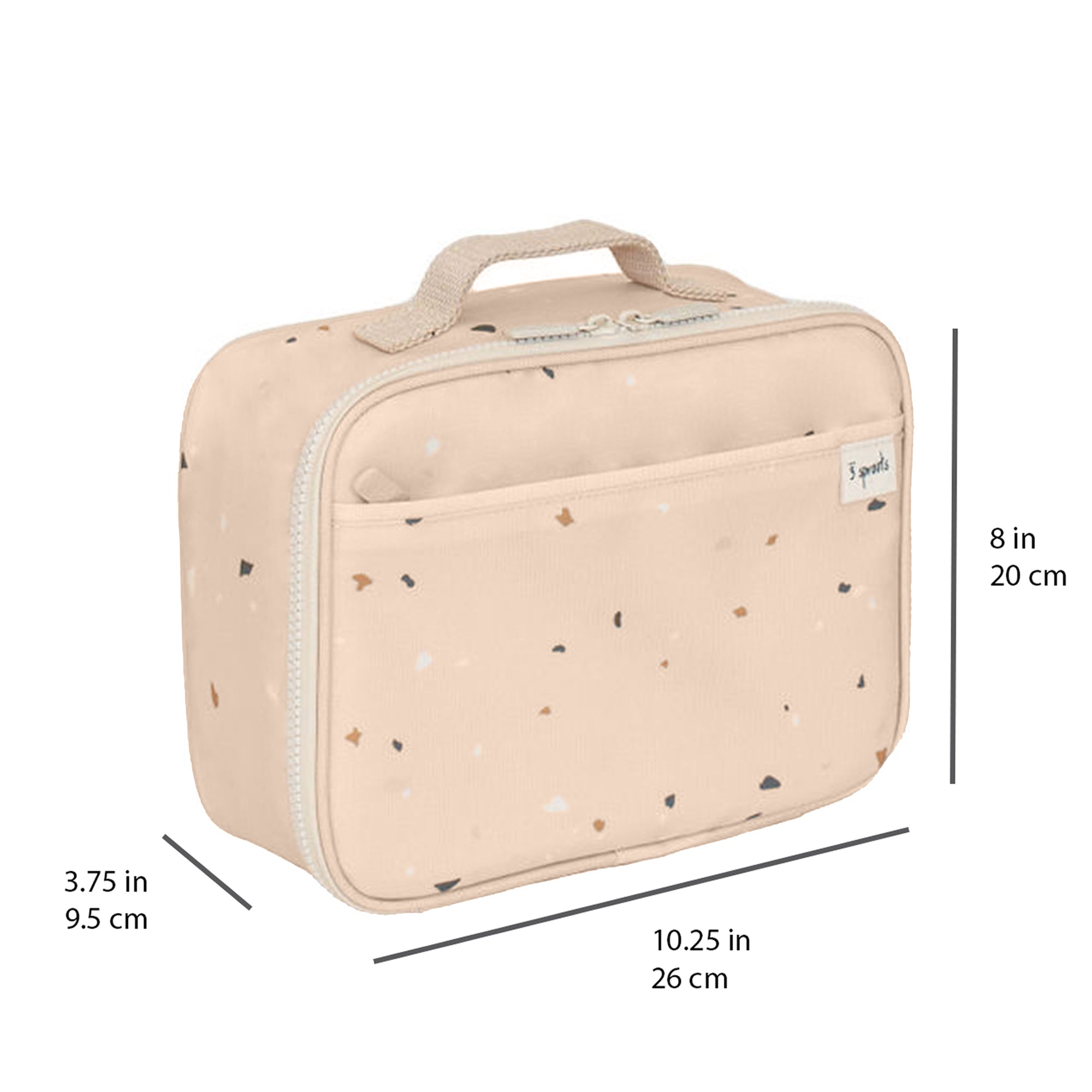 3-sprouts-sac-lunch-enfant-terrazzo-sand-tissu-recycl image 5