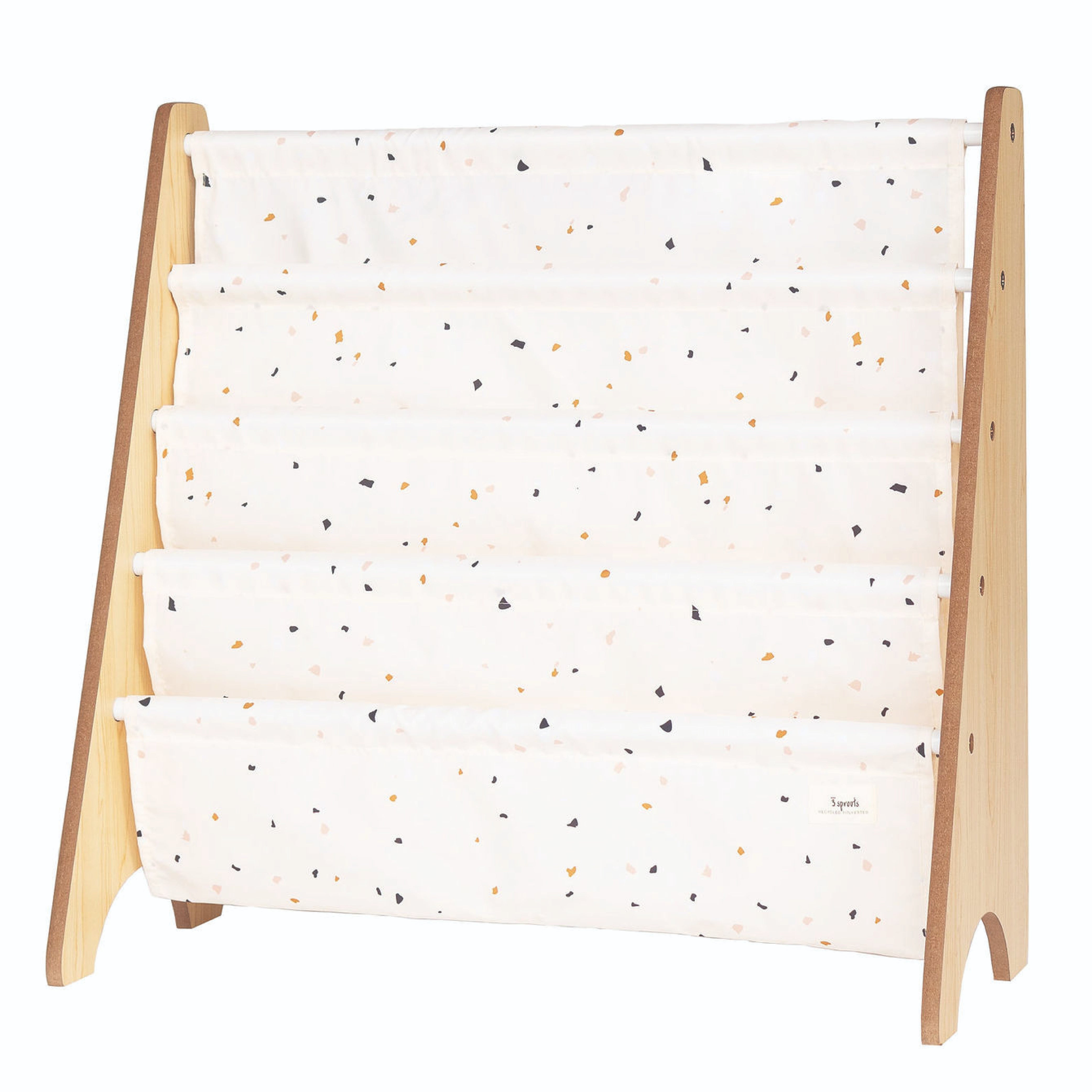3-sprouts-terrazzo-cr-me-porte-livres-frontal-en-tissu-recycl image 1