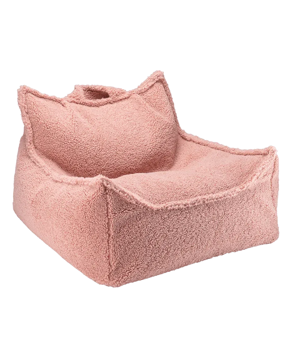 wigiwama-fauteuil-poire-guava-pouf-enfant image 1