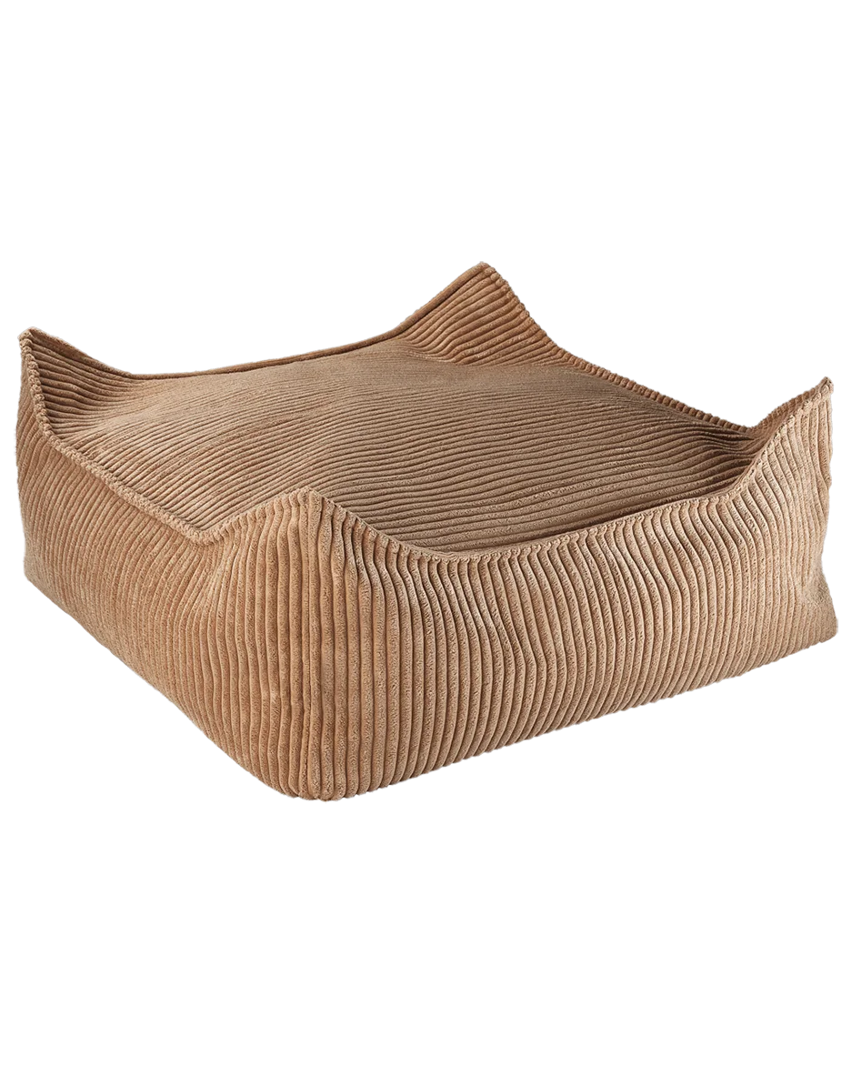 wigiwama-ottoman-carr-coussin-de-sol-velours-c-tel-toffee image 1