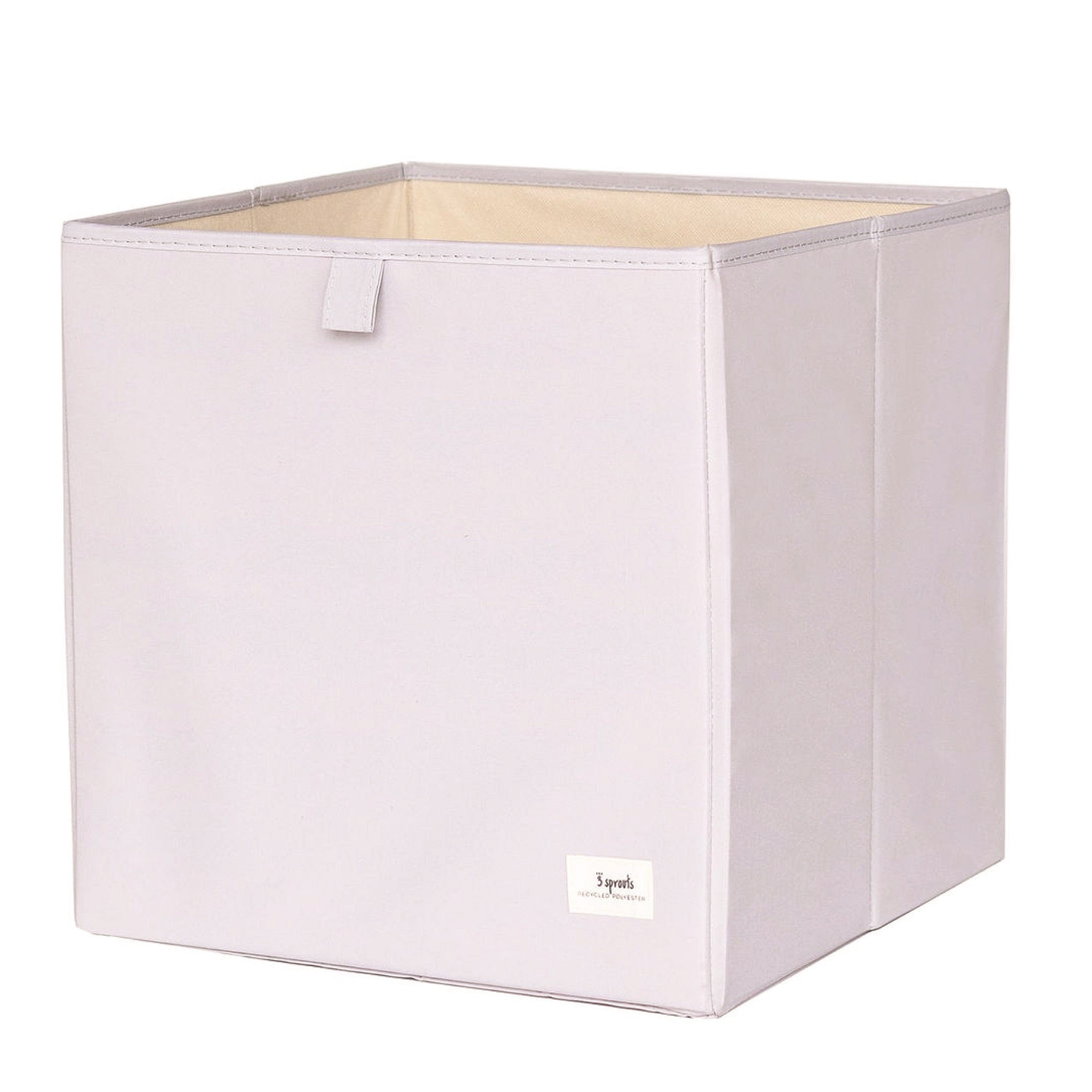 3-sprouts-bo-te-de-rangement-tissu-recycl-grise-33-x-33-x-33-cm image 1