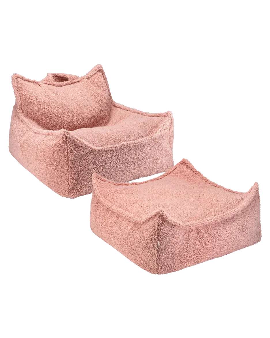 wigiwama-kit-fauteuil-poire-et-ottoman-guava image 1