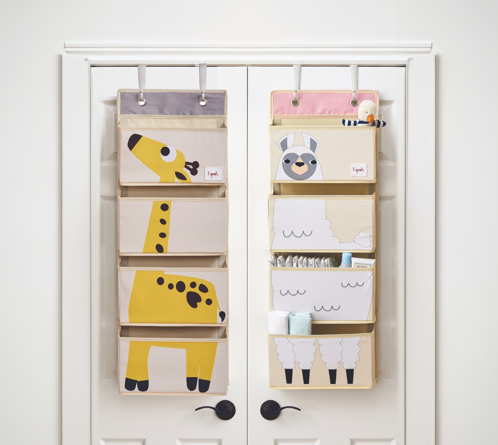3-sprouts-organisateur-mural-suspendu-lama-4-poches image 3