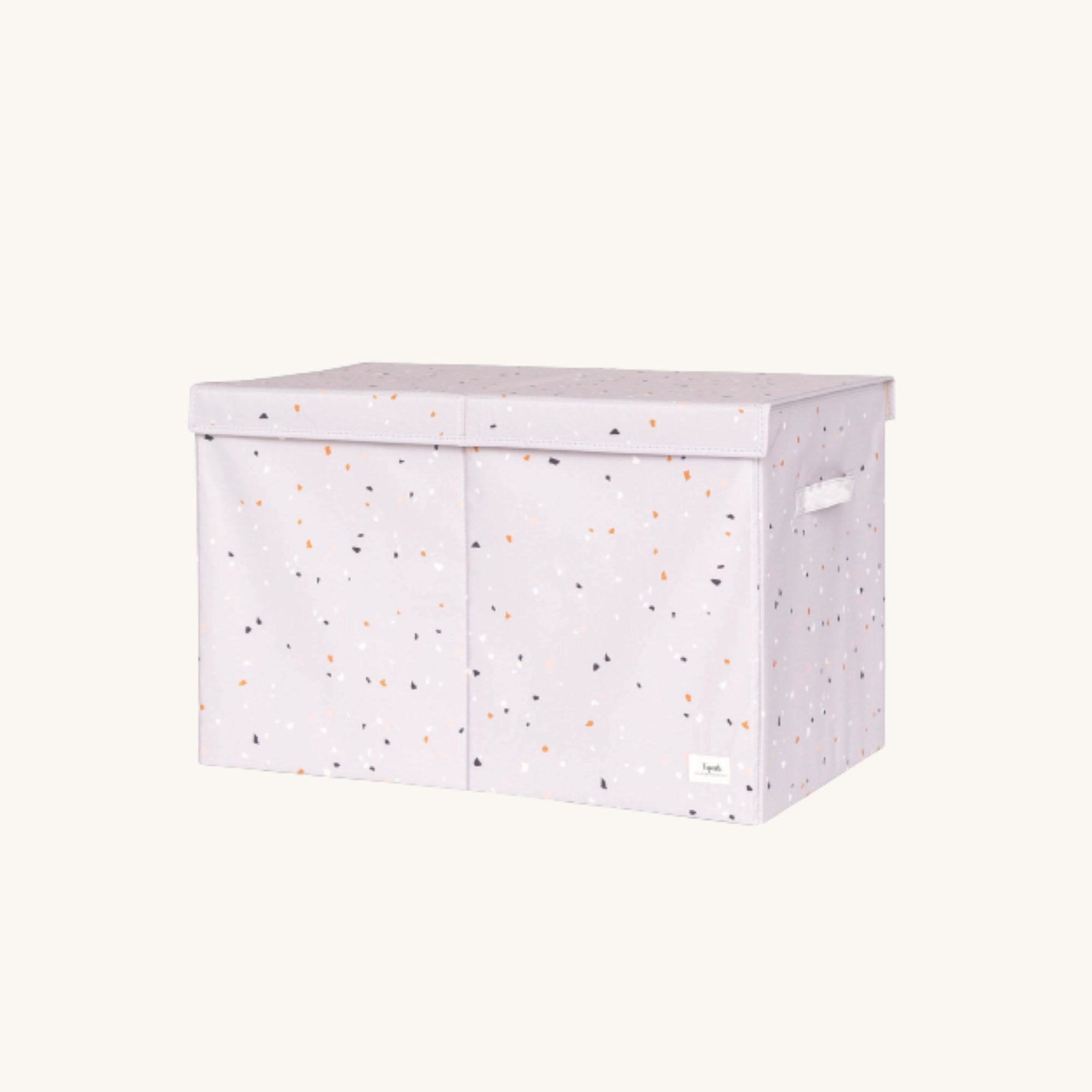 3-sprouts-coffre-de-rangement-pliable-en-tissu-recycl-gris-terrazzo image 7