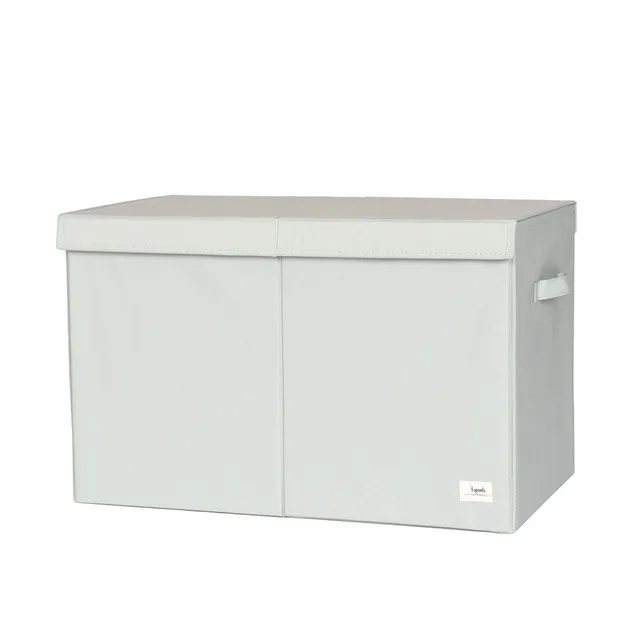 3-sprouts-coffre-de-rangement-pliable-en-tissu-recycl-vert image 1