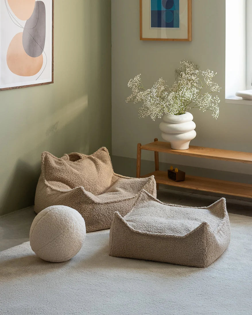 wigiwama-fauteuil-poire-biscuit-teddy-pouf-enfant image 3