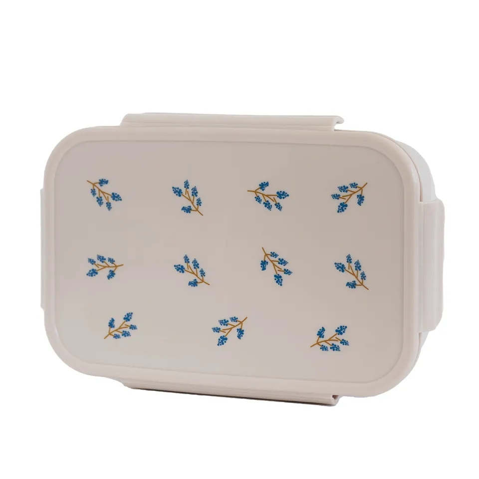 3-sprouts-bento-enfant-plastique-recycl-myrtille-taupe-3-compartiments image 1