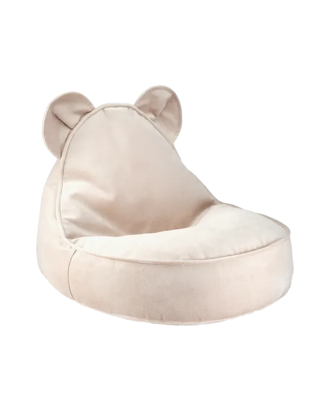 wigiwama-pouf-ours-vieux-beige-pouf-enfant-velours image 1
