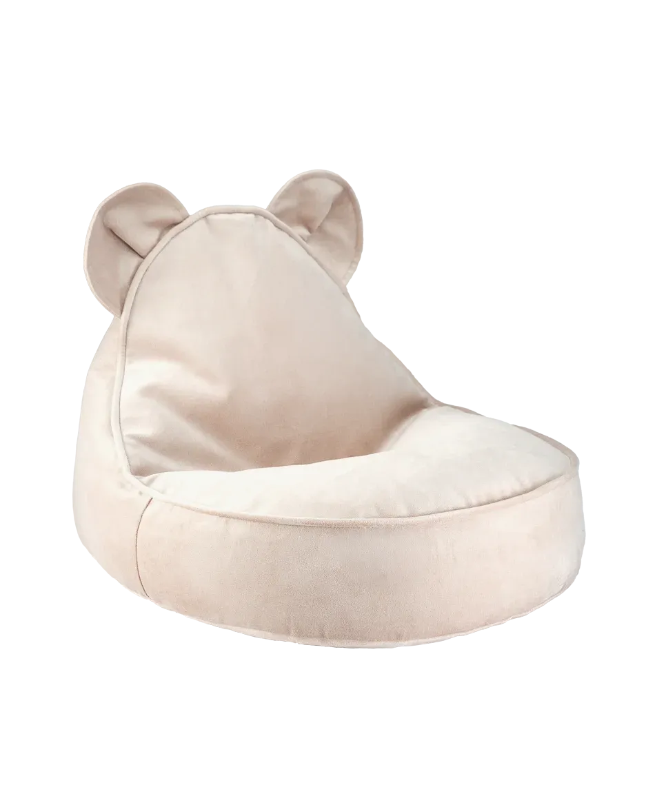 wigiwama-pouf-ours-vieux-beige-pouf-enfant-velours image 1