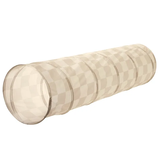 3-sprouts-tunnel-de-jeu-en-tissu-recycl-beige-damier image 1