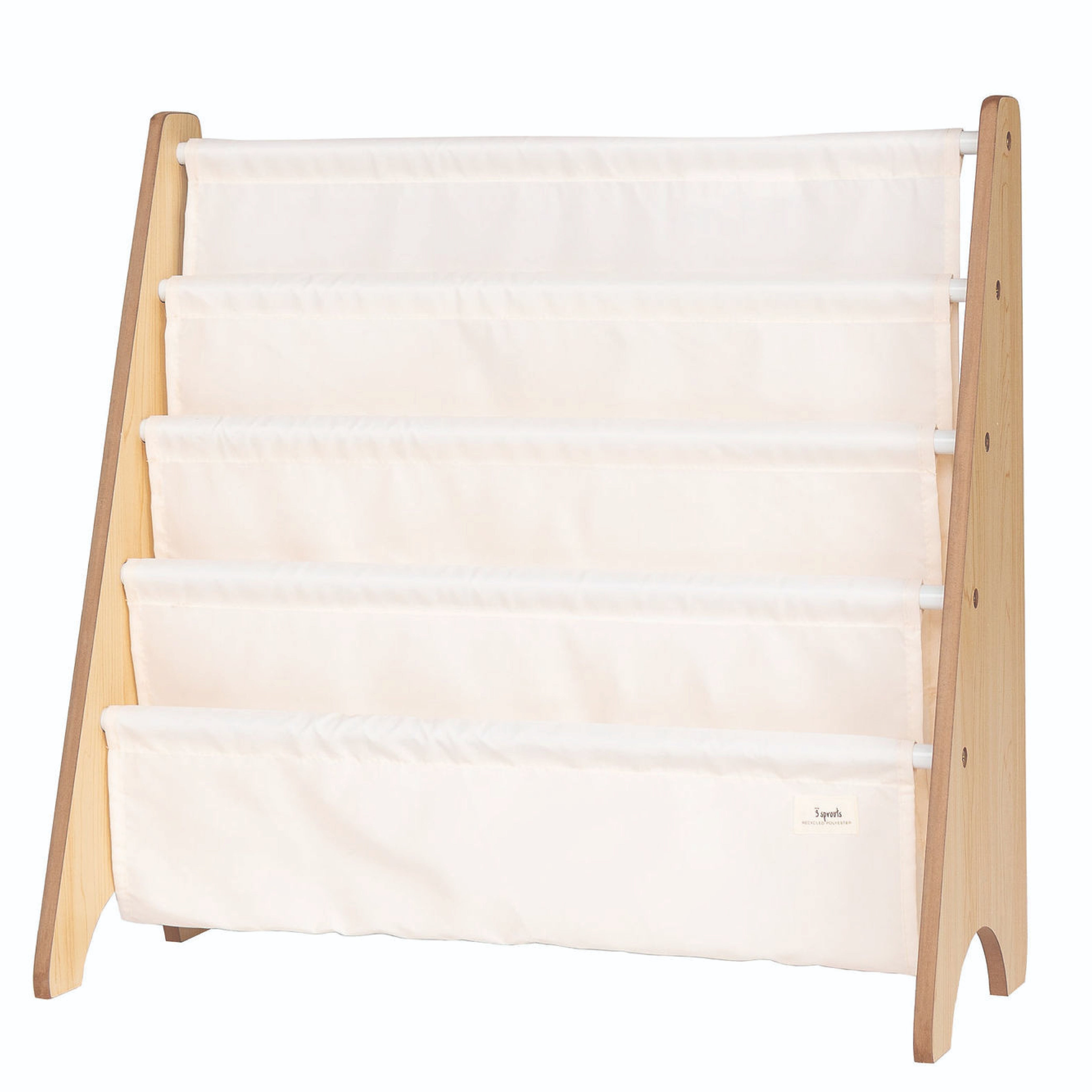 3-sprouts-biblioth-que-enfant-tissu-recycl-cr-me image 1
