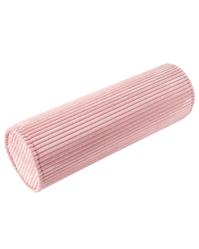 wigiwama-coussin-rouleau-pink-mousse-velours-c-tel image 1