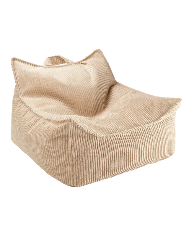 wigiwama-fauteuil-poire-brown-sugar-pouf-enfant-velours-c-tel-camel image 1
