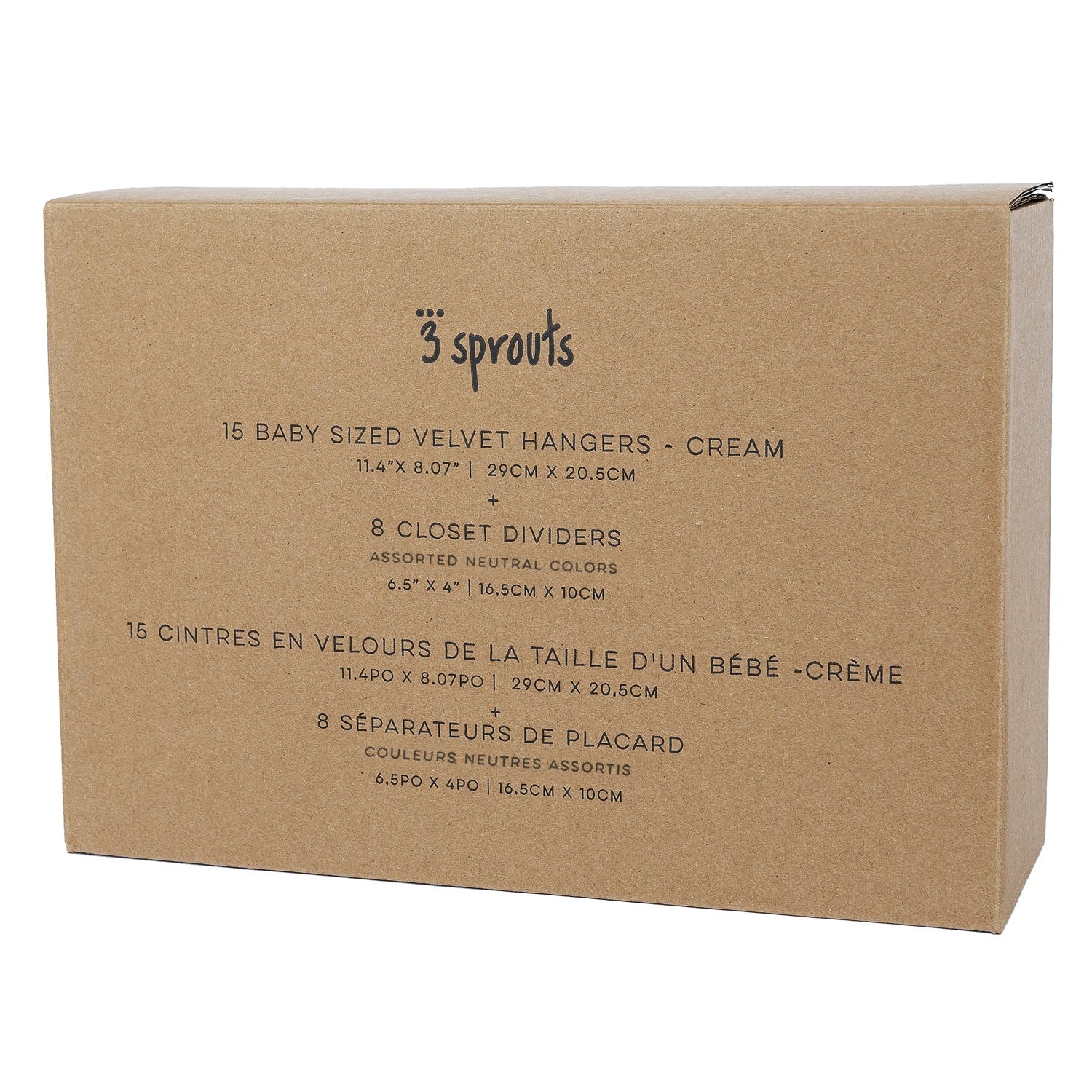 3-sprouts-set-cintres-velours-cr-me-x15-s-parateurs-terrazzo-x8 image 4