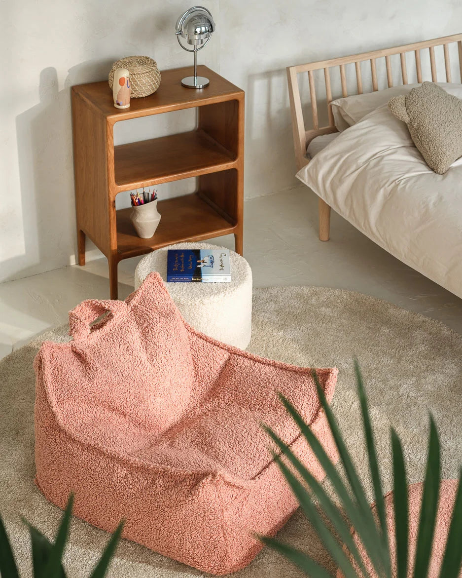 wigiwama-fauteuil-poire-guava-pouf-enfant image 3