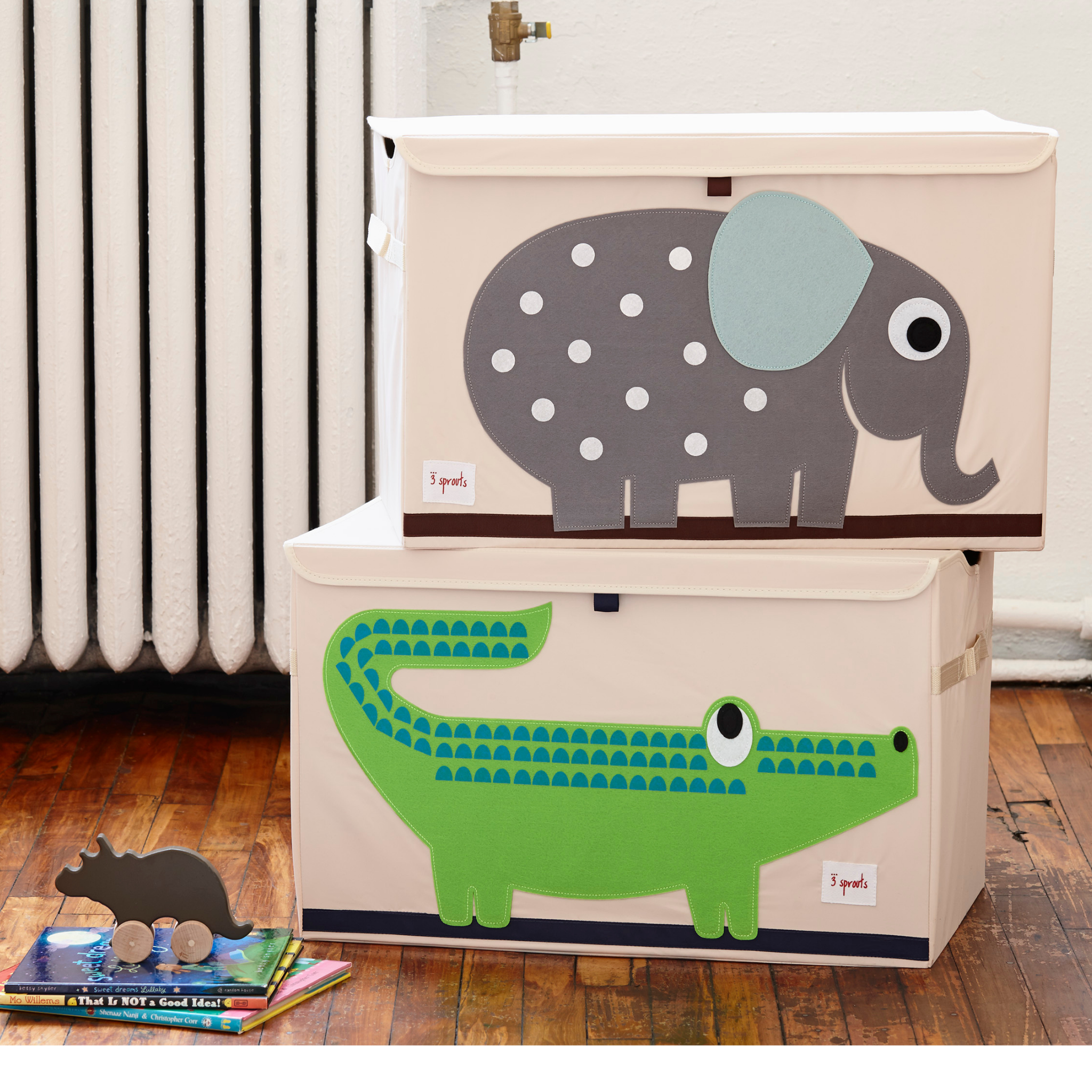 3-sprouts-coffre-jouets-crocodile-en-feutrine image 2