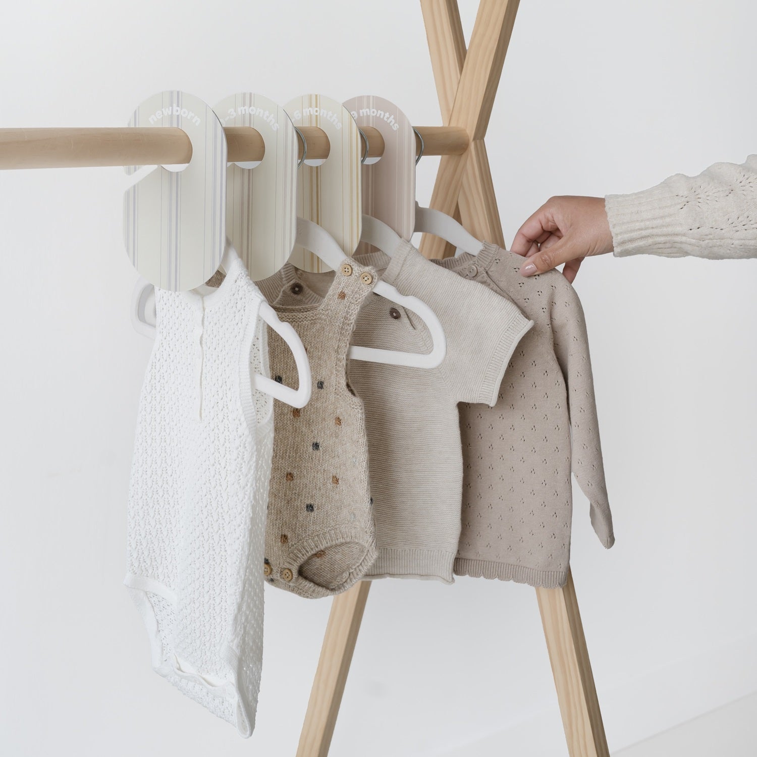 3-sprouts-s-parateurs-d-armoire-rayure-naissance-24-mois-lot-de-8 image 2